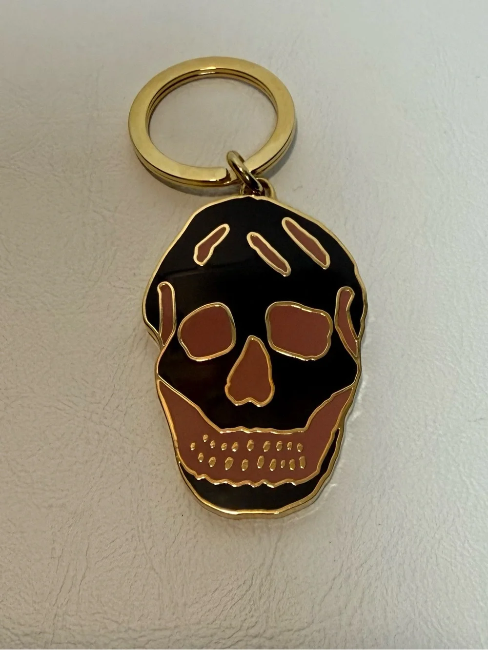 🛍️ Alexander McQueen Skull Keychain Bag Charm